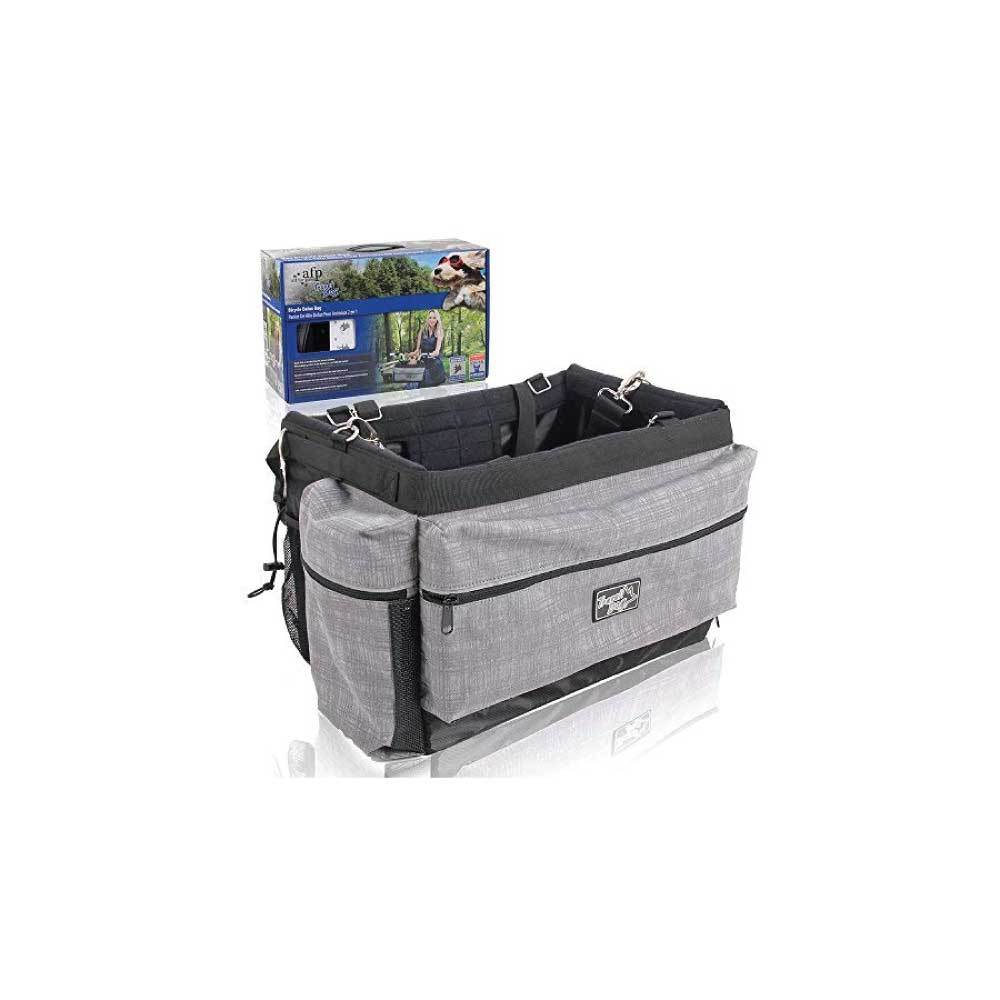 Small Dog Bicycle Mount Bag - Pet Travel Carrier Basket - Bike Riding Sea